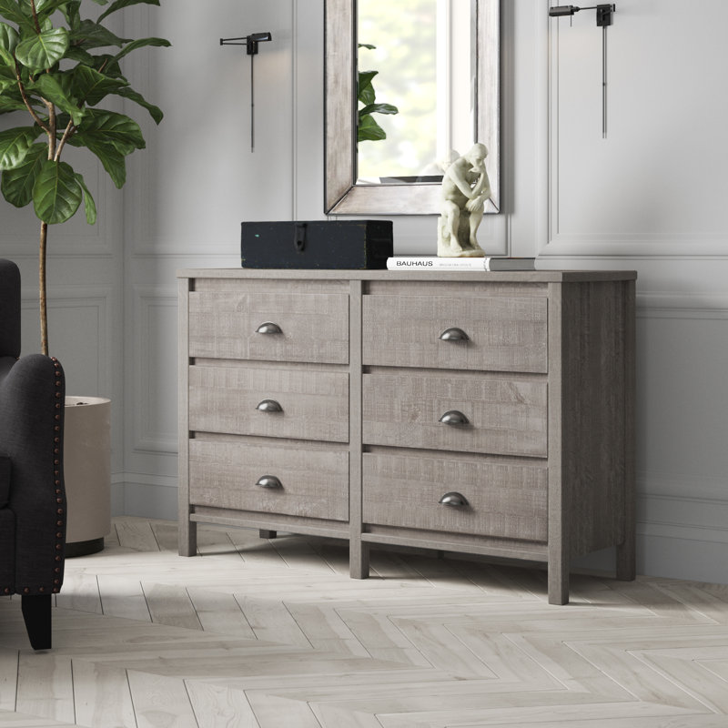 Greyleigh™ Bedias 6 Drawer Double Dresser & Reviews